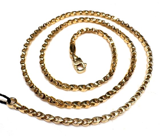 Necklace Sommer Man Maxioro in Yellow Gold GOCCE CM60 MB UC/Z 29.50 G - GOCCE CM60 MB UC/Z 29.50 G